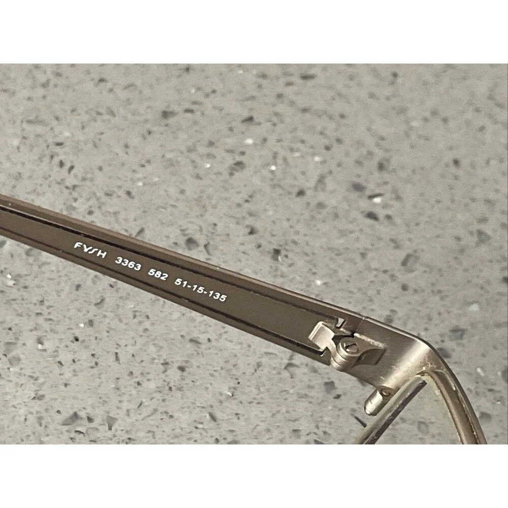 Fysh UK 3363 582 Eyeglasses Frames ONLY 51-15-135 Urban Eyewear Purple Gold